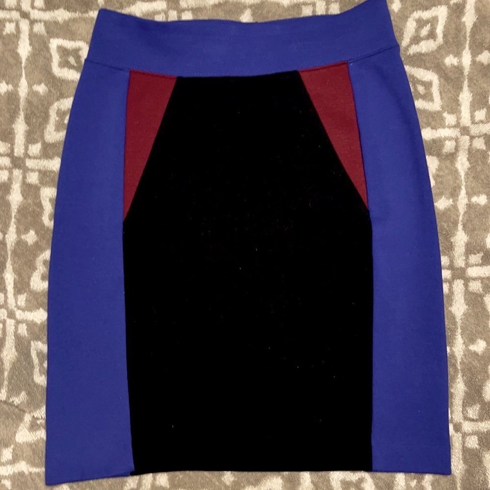 Kensie Colorblock skirt